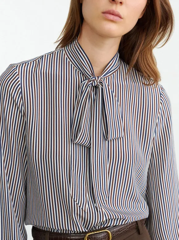 Irina Top in Ivy Navy Stripe