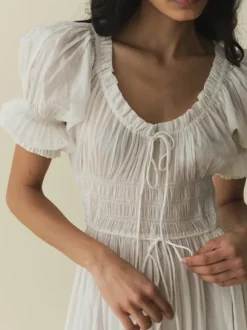 Ischia Dress in Salt