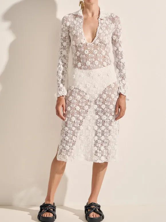 Janus Dress in White