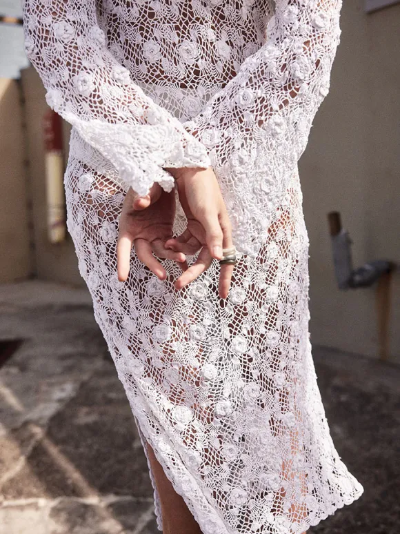 Janus Dress in White