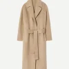 Jarel Wrap Coat in Hazelnut