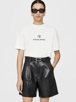 Jaylin Tee Monogram in Ivory