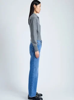 Jeanne Sweater In Grey Melange