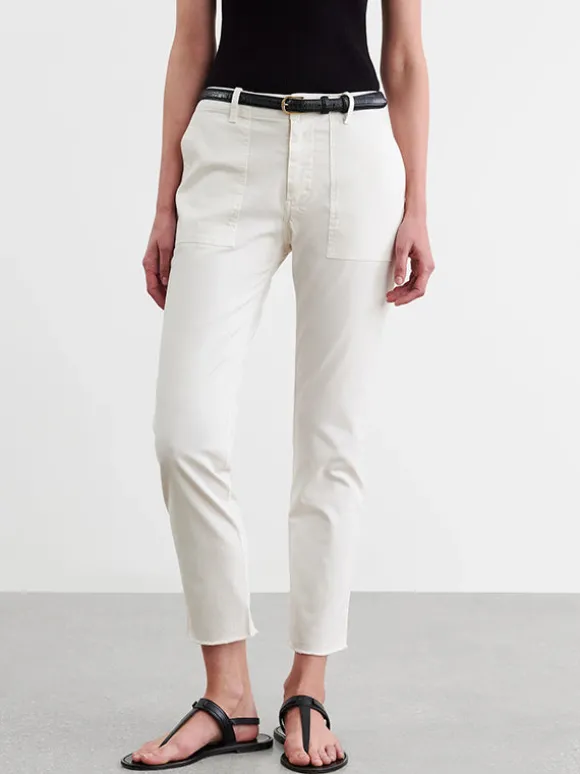 Jenna Pant in White