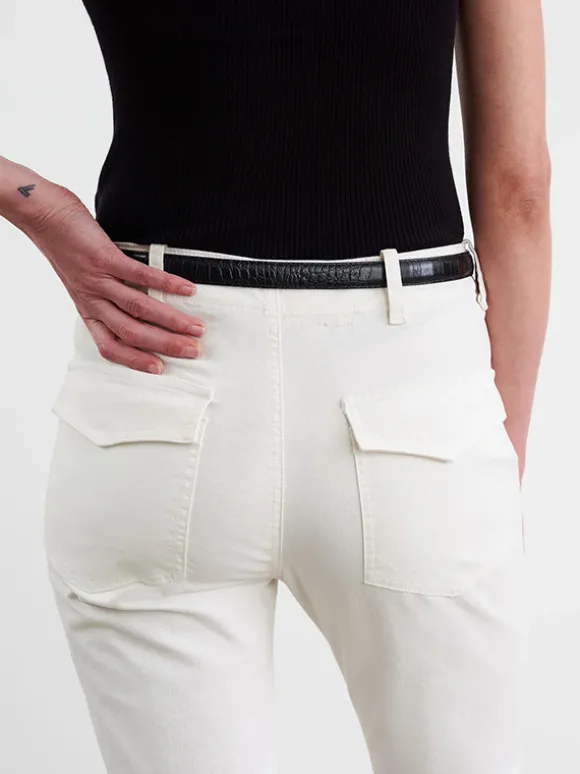 Jenna Pant in White