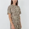 Karlita Top in Natural Python