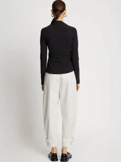 Kay Pant in Off White