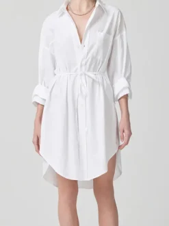Kayla Dress in Optic White