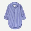 Kayla Shirt in Navy Mesa Stripe