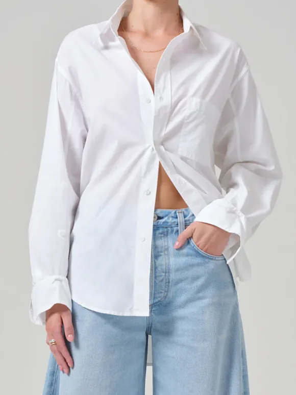 Kayla Shirt in Optic Whie