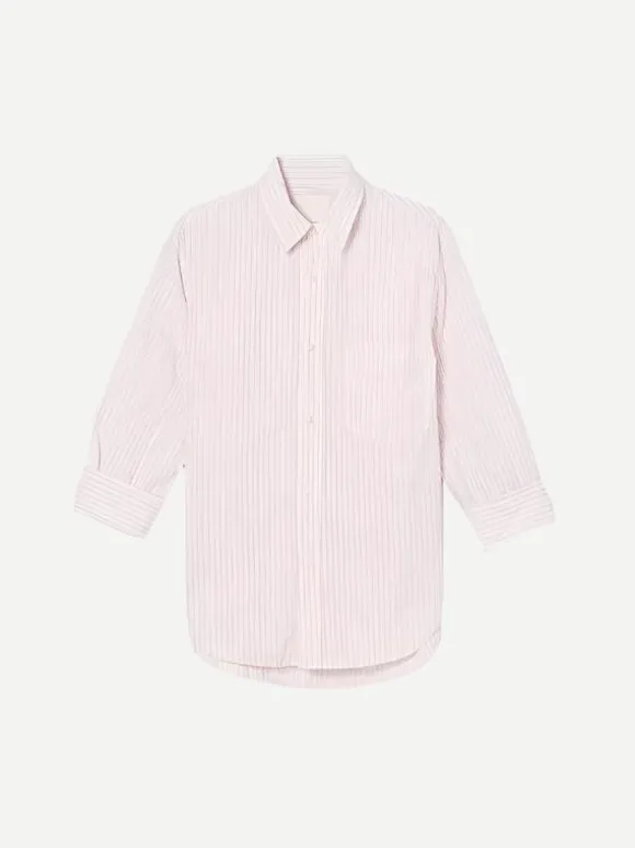 Kayla Shirt in Raspberry Stripe