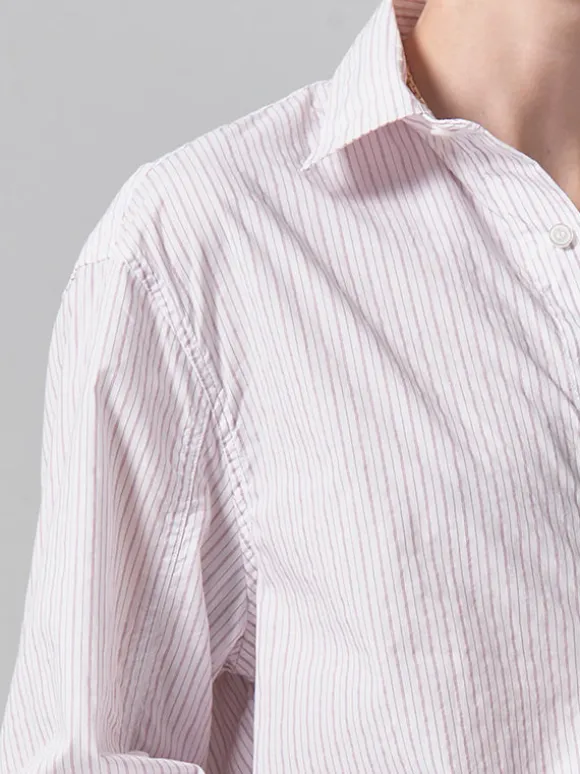 Kayla Shirt in Raspberry Stripe