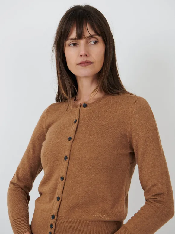Kleo Cardigan in Camel