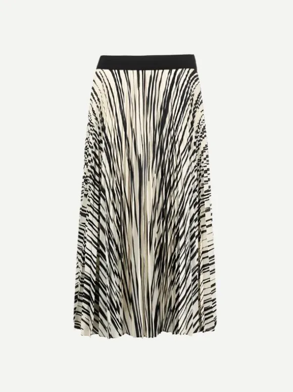 Korine Skirt In Ecru Multi