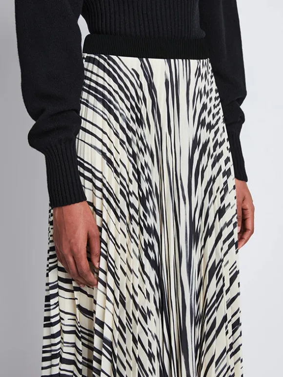 Korine Skirt In Ecru Multi