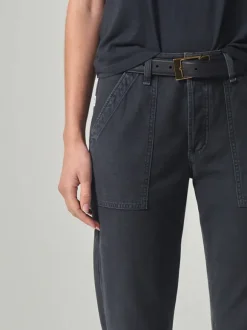 Leah Cargo in Washed Black
