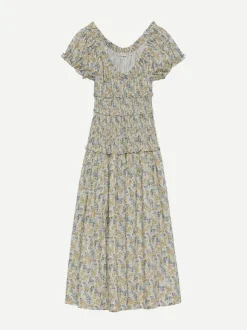 Leanne Dress in Bleu Wildflower Thicket