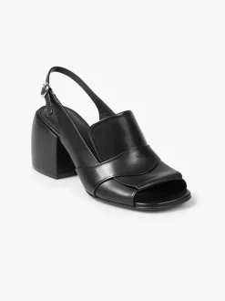 Leather Mules in Black