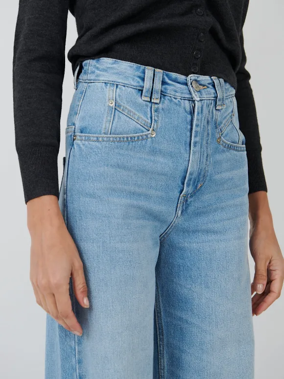 Lemony Pant in Light Blue