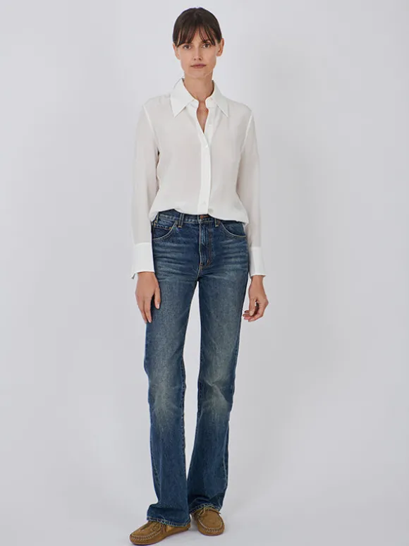 Leona Shirt in Natural White
