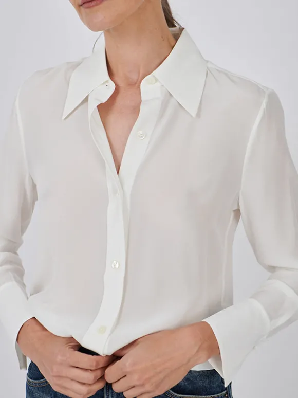 Leona Shirt in Natural White