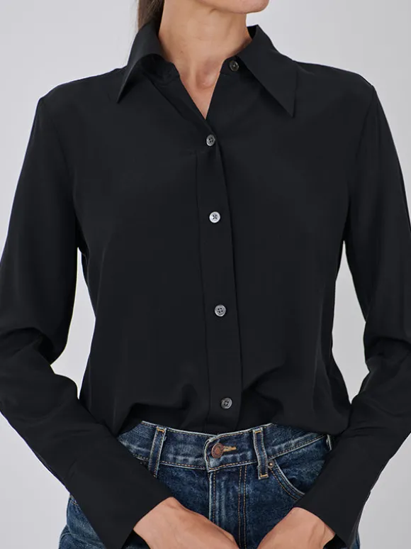 Leona Shirt in True Black