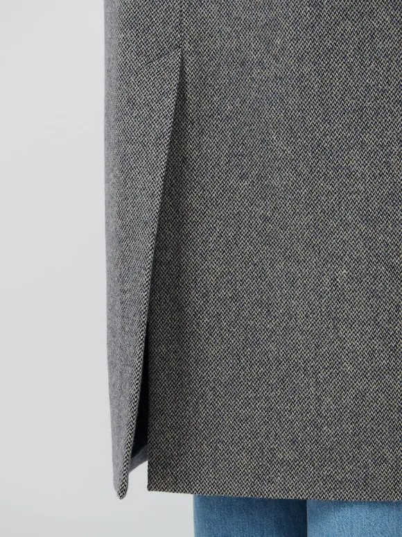 Lexana Coat in Black/Ecru
