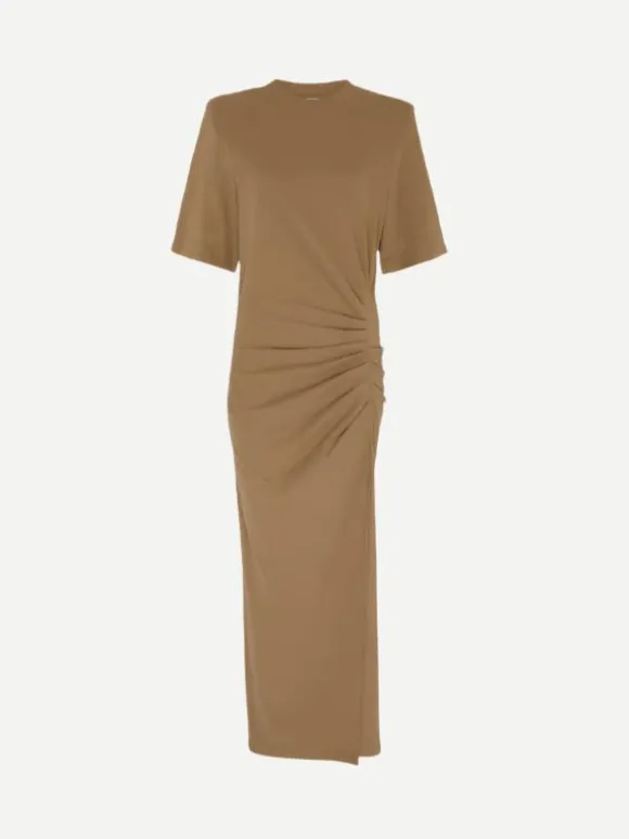 Lexia Dress in Light Khaki