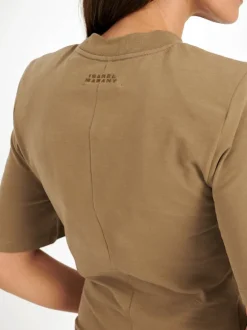 Lexia Dress in Light Khaki