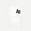 Lili Tee Letterman in Off White