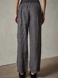 Linen Lounge Pant in Magma Pigment