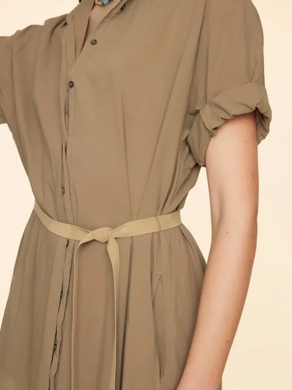 Linnet Dress in Beige Coast