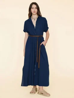 Linnet Dress in Navy