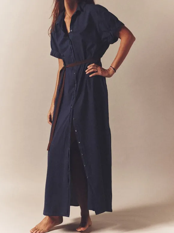 Linnet Dress in Navy