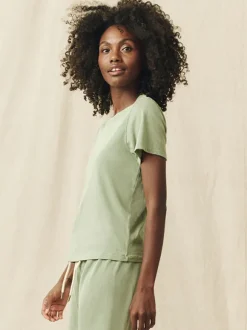 Little Tee in Pistachio
