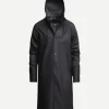 Long Black Stockholm Raincoat