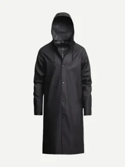 Long Black Stockholm Raincoat