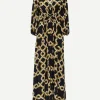 Long Camerino Dress in Tackle