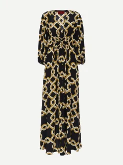 Long Camerino Dress in Tackle