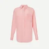 Long Sleeve Pyjama Shirt in Orchid