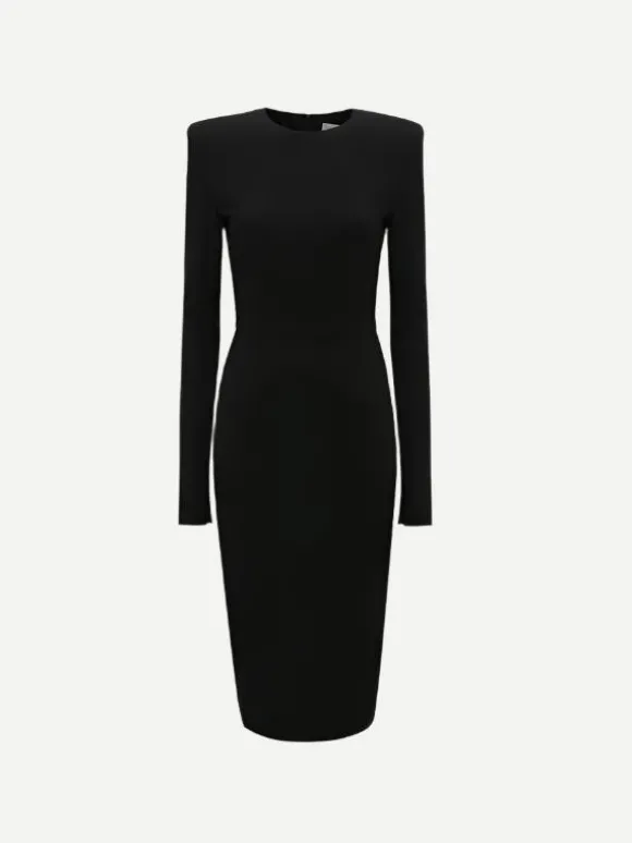Long Sleeve T-Shirt Fitted in Black
