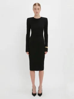 Long Sleeve T-Shirt Fitted in Black