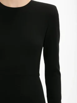 Long Sleeve T-Shirt Fitted in Black