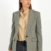 Louison Jacket in Black/Ecru