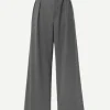 Low Rise Trouser in Charcoal