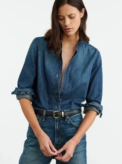 Lydia Denim Shirt in Classic Wash