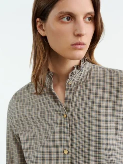 Lydia Shirt in Honey Check