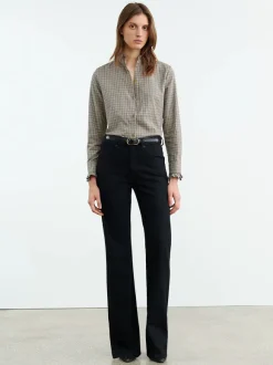 Lydia Shirt in Honey Check