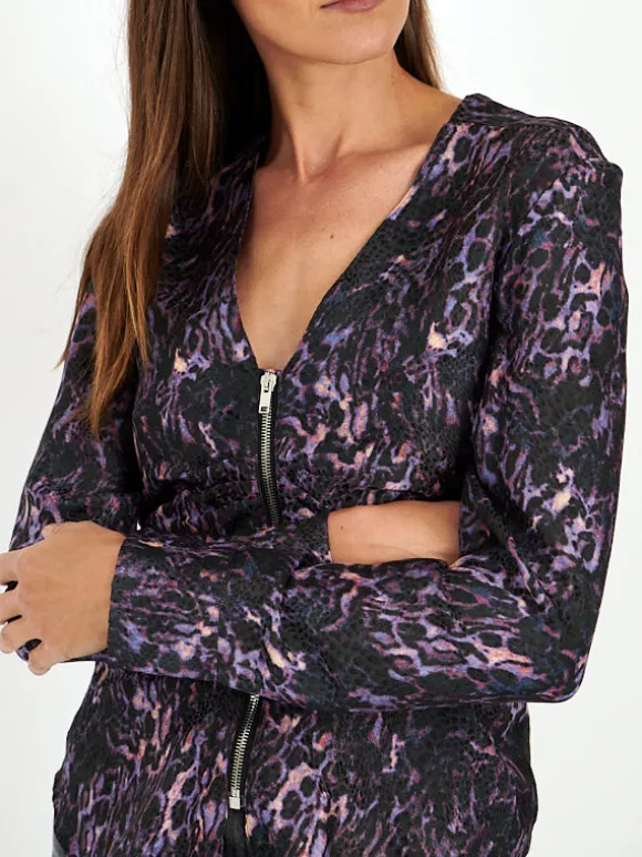 Majorie Top in Dark Plum