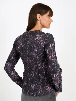 Majorie Top in Dark Plum